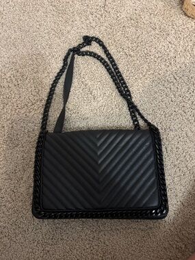 Black ALDO shoulder bag with adjustable strap